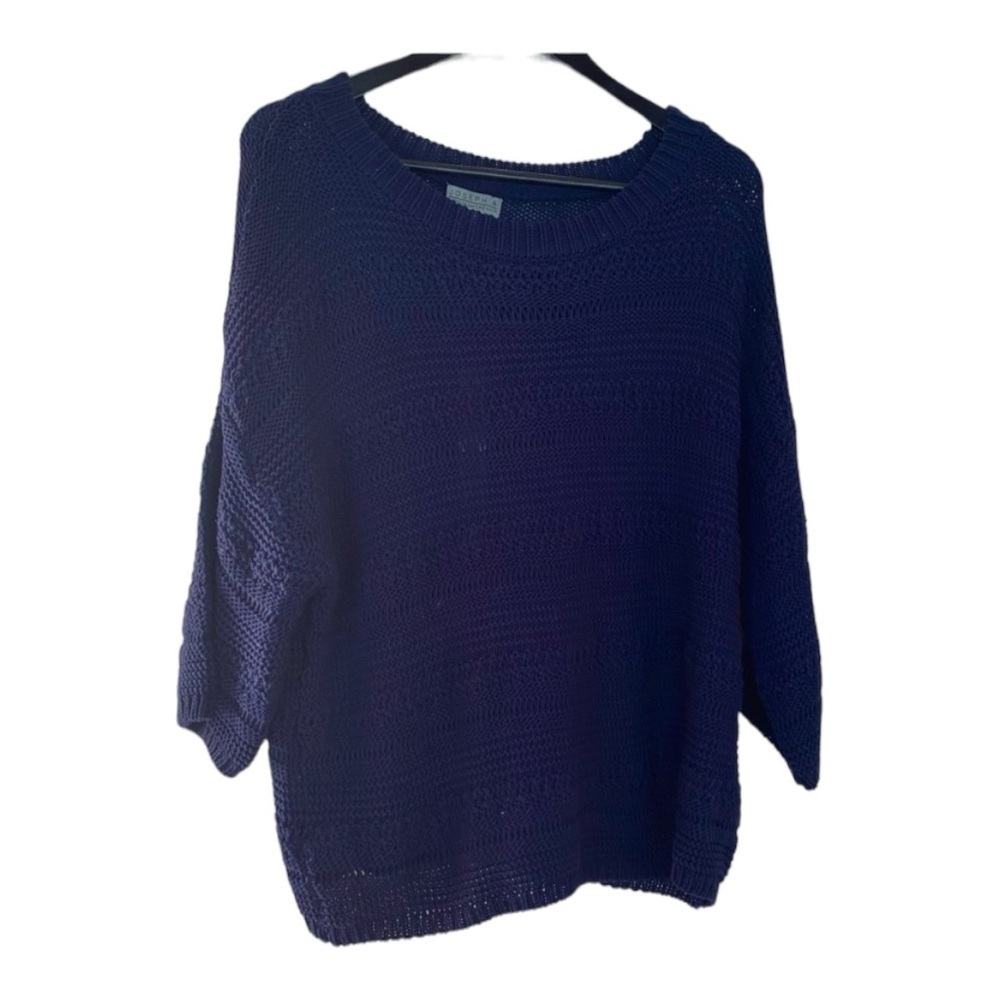 🆕 Joseph A Navy Blue Sweater. Sz S.